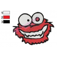 Sesame Street Crazy Elmo Embroidery Design